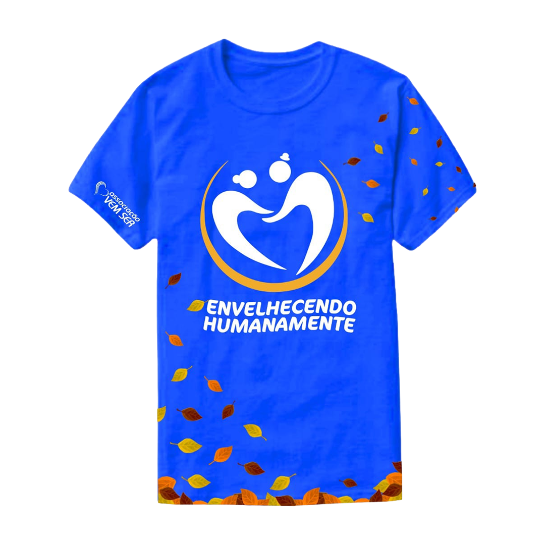Camiseta Envelhecendo Humanamente – Gerontopsicomotricidade