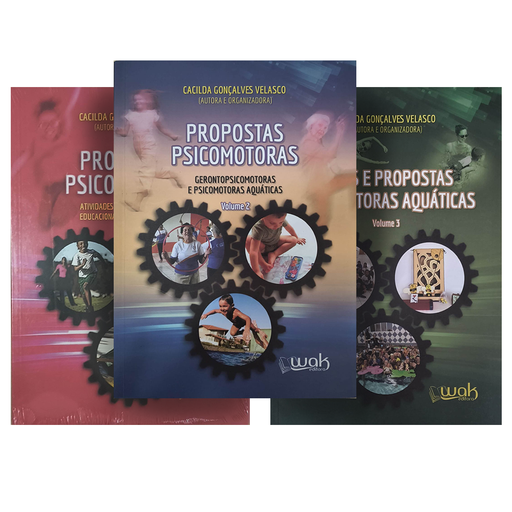 Combo de Propostas Psicomotoras - Volumes 1, 2 e 3
